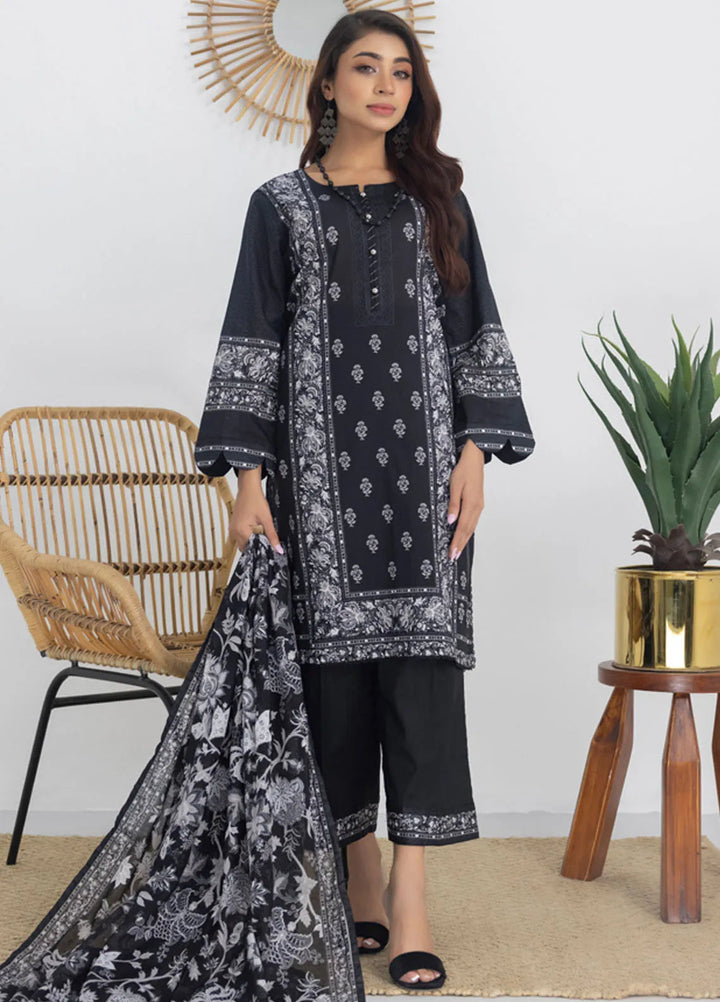 Salina by Regalia Textiles Printed Lawn Suit Unstitched 3 Piece RGT24BW3 D-06 - Summer Collection