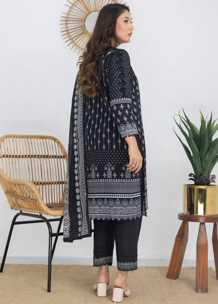 Salina by Regalia Textiles Printed Lawn Suit Unstitched 3 Piece RGT24BW3 D-07 - Summer Collection