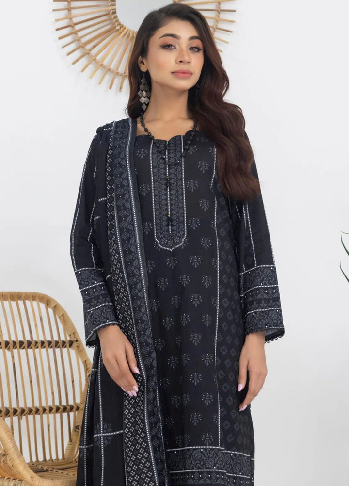 Salina by Regalia Textiles Printed Lawn Suit Unstitched 3 Piece RGT24BW3 D-08 - Summer Collection