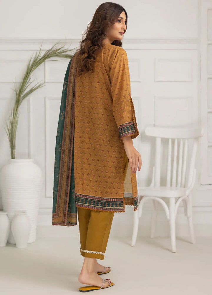 Salina By Regalia Textiles Printed Lawn Suit Unstitched 3 Piece RGT24S21 D-01 - Summer Collection