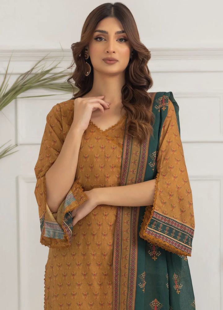 Salina By Regalia Textiles Printed Lawn Suit Unstitched 3 Piece RGT24S21 D-01 - Summer Collection