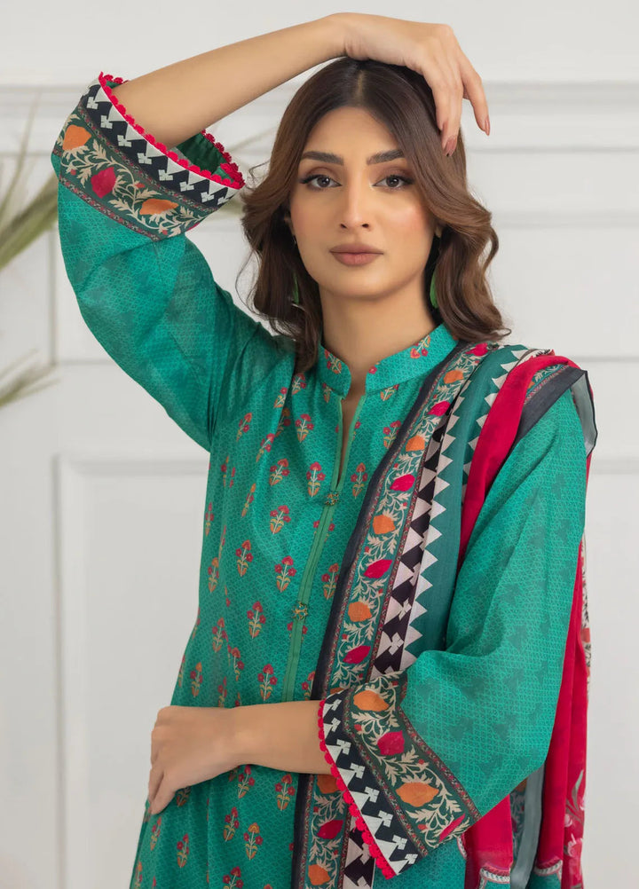 Salina By Regalia Textiles Printed Lawn Suit Unstitched 3 Piece RGT24S21 D-03 - Summer Collection