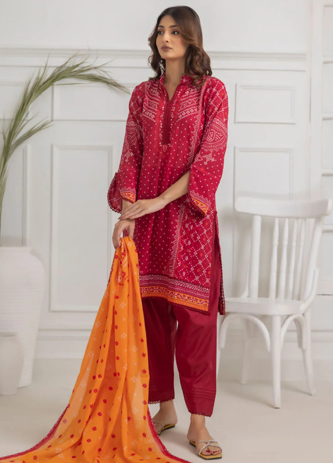 Salina By Regalia Textiles Printed Lawn Suit Unstitched 3 Piece RGT24S21 D-05 - Summer Collection