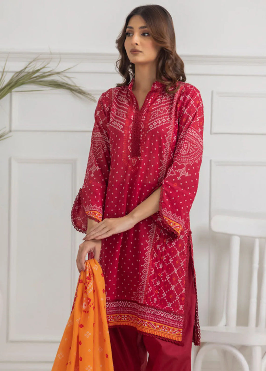 Salina By Regalia Textiles Printed Lawn Suit Unstitched 3 Piece RGT24S21 D-05 - Summer Collection