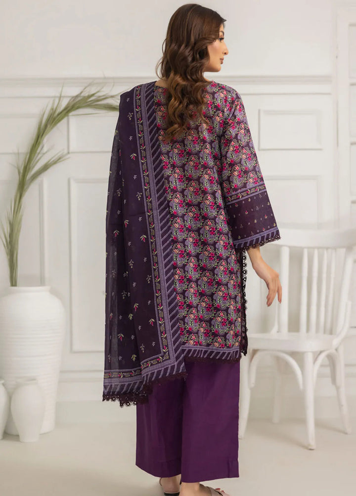 Salina By Regalia Textiles Printed Lawn Suit Unstitched 3 Piece RGT24S21 D-06 - Summer Collection
