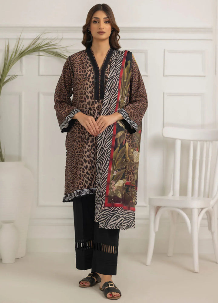 Salina By Regalia Textiles Printed Lawn Suit Unstitched 3 Piece RGT24S21 D-07 - Summer Collection