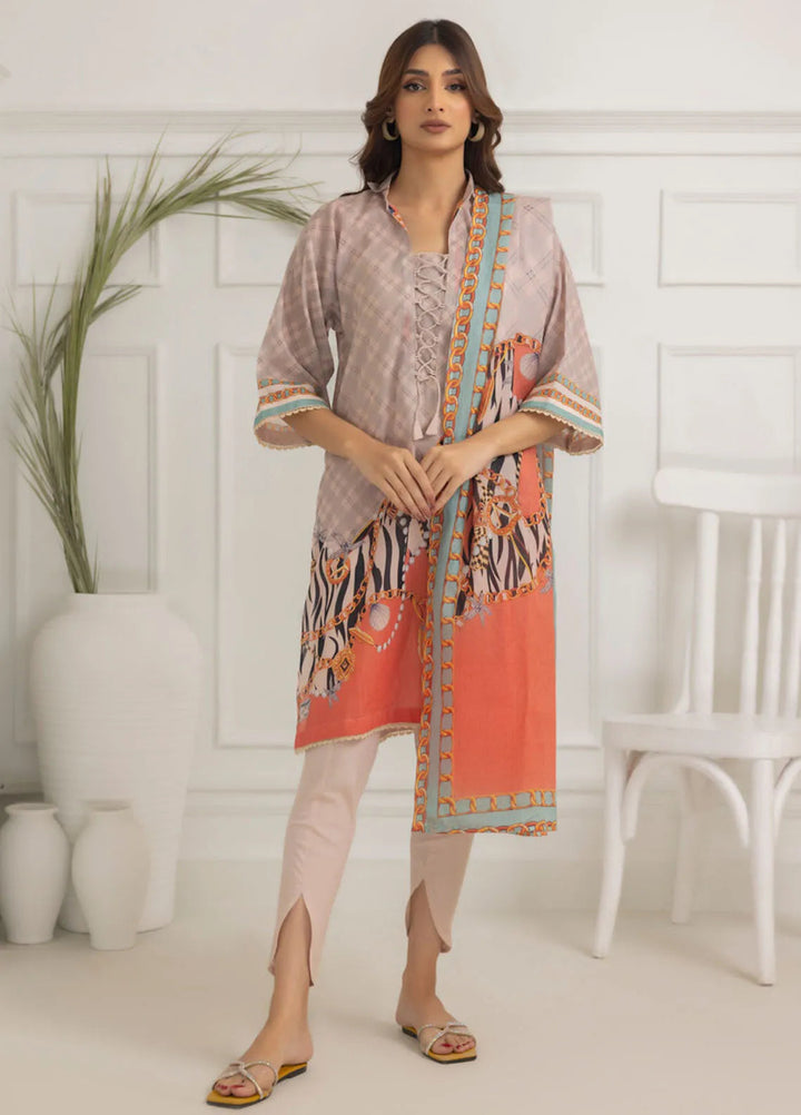 Salina By Regalia Textiles Printed Lawn Suit Unstitched 3 Piece RGT24S21 D-09 - Summer Collection