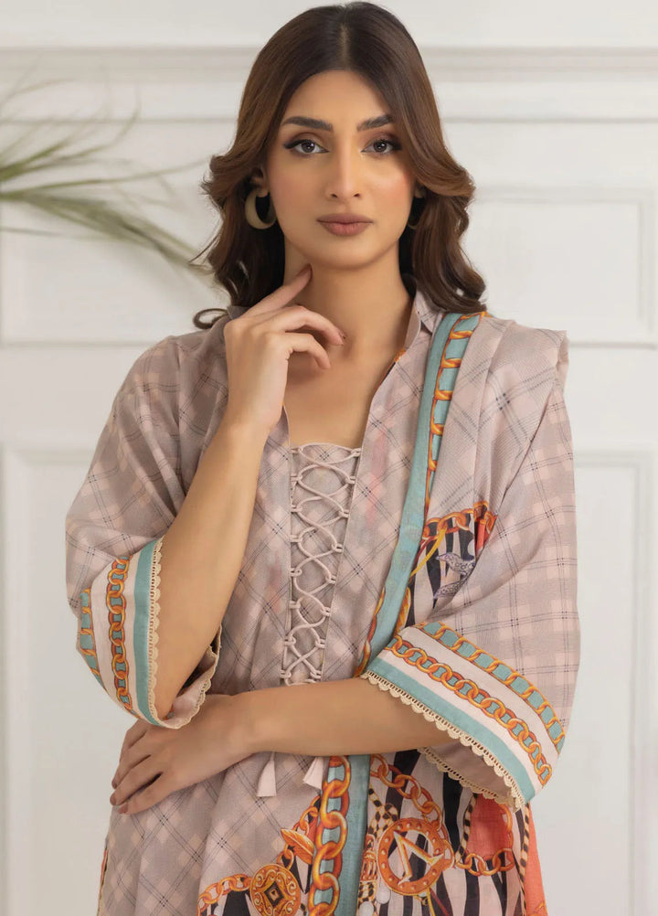 Salina By Regalia Textiles Printed Lawn Suit Unstitched 3 Piece RGT24S21 D-09 - Summer Collection