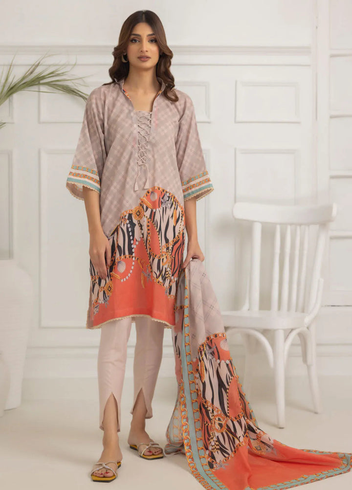 Salina By Regalia Textiles Printed Lawn Suit Unstitched 3 Piece RGT24S21 D-09 - Summer Collection