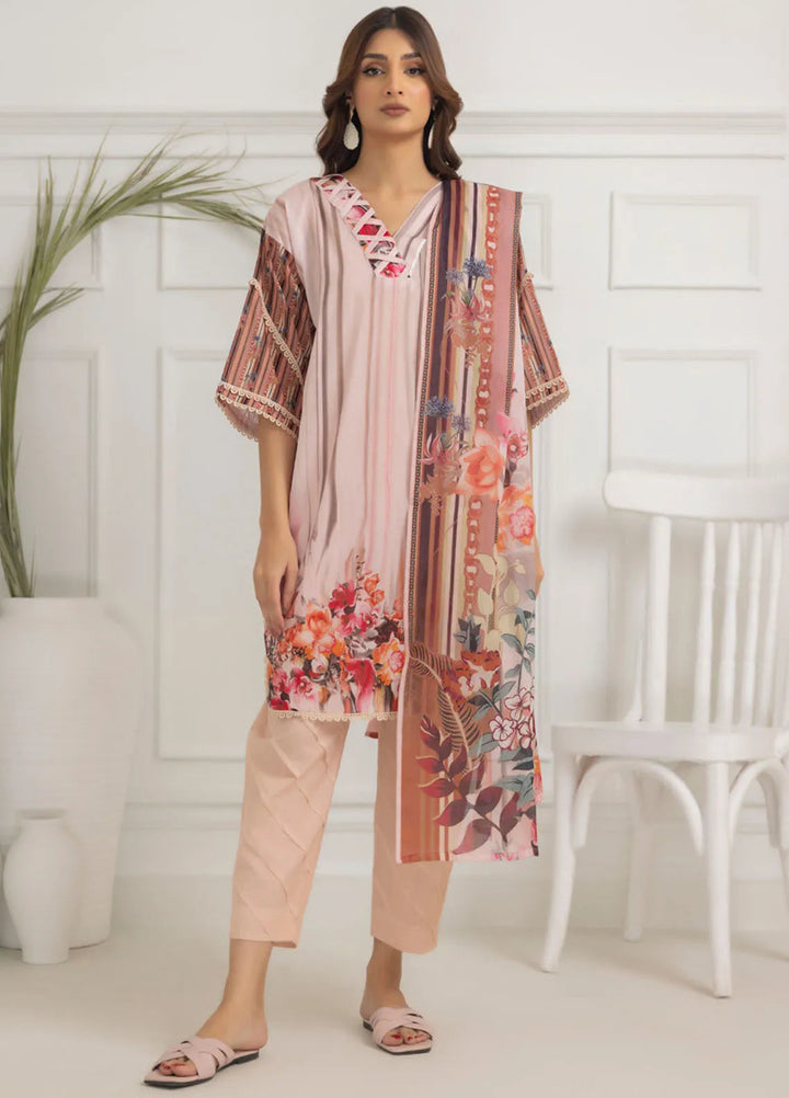 Salina By Regalia Textiles Printed Lawn Suit Unstitched 3 Piece RGT24S21 D-10 - Summer Collection