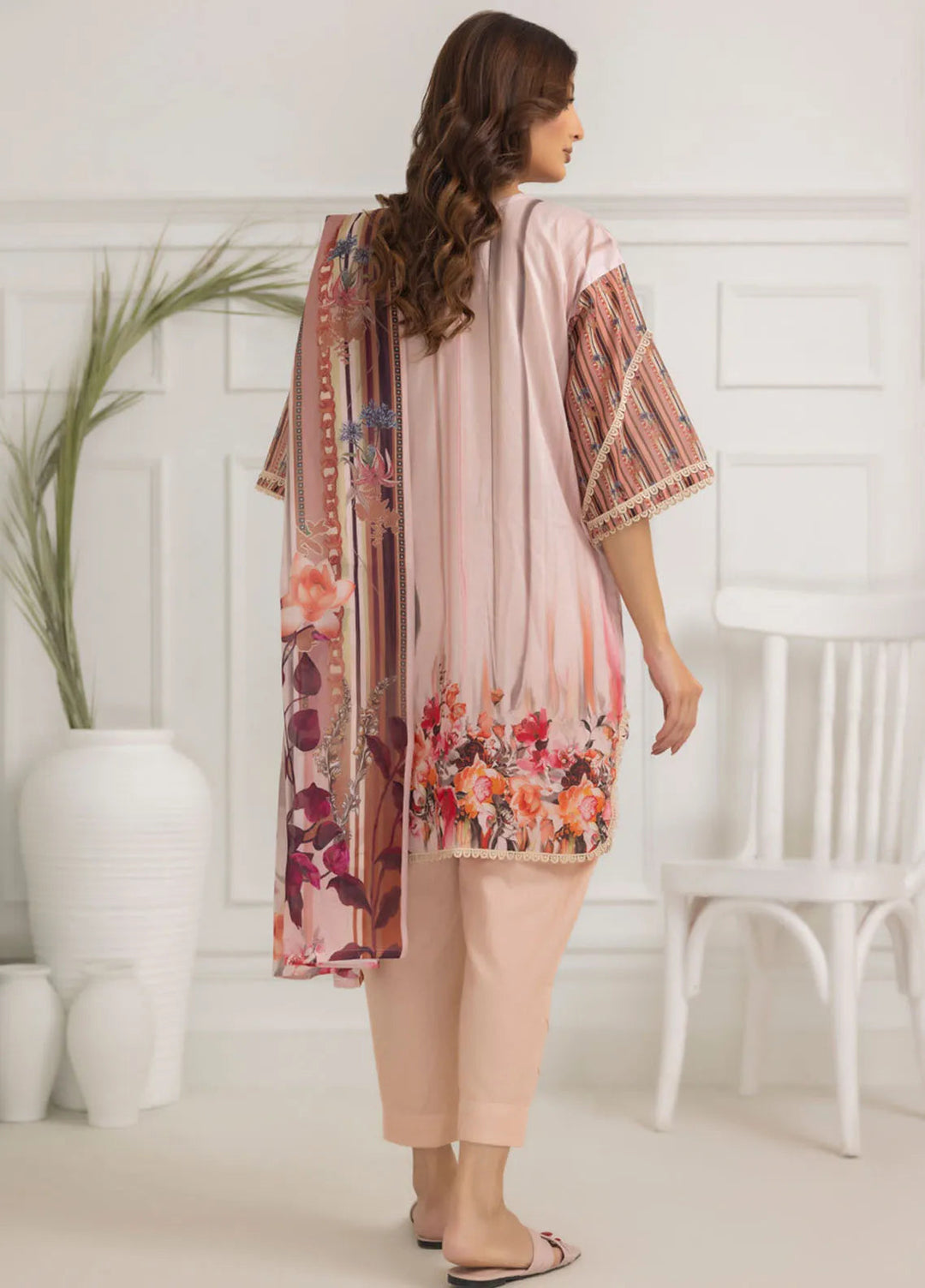 Salina By Regalia Textiles Printed Lawn Suit Unstitched 3 Piece RGT24S21 D-10 - Summer Collection