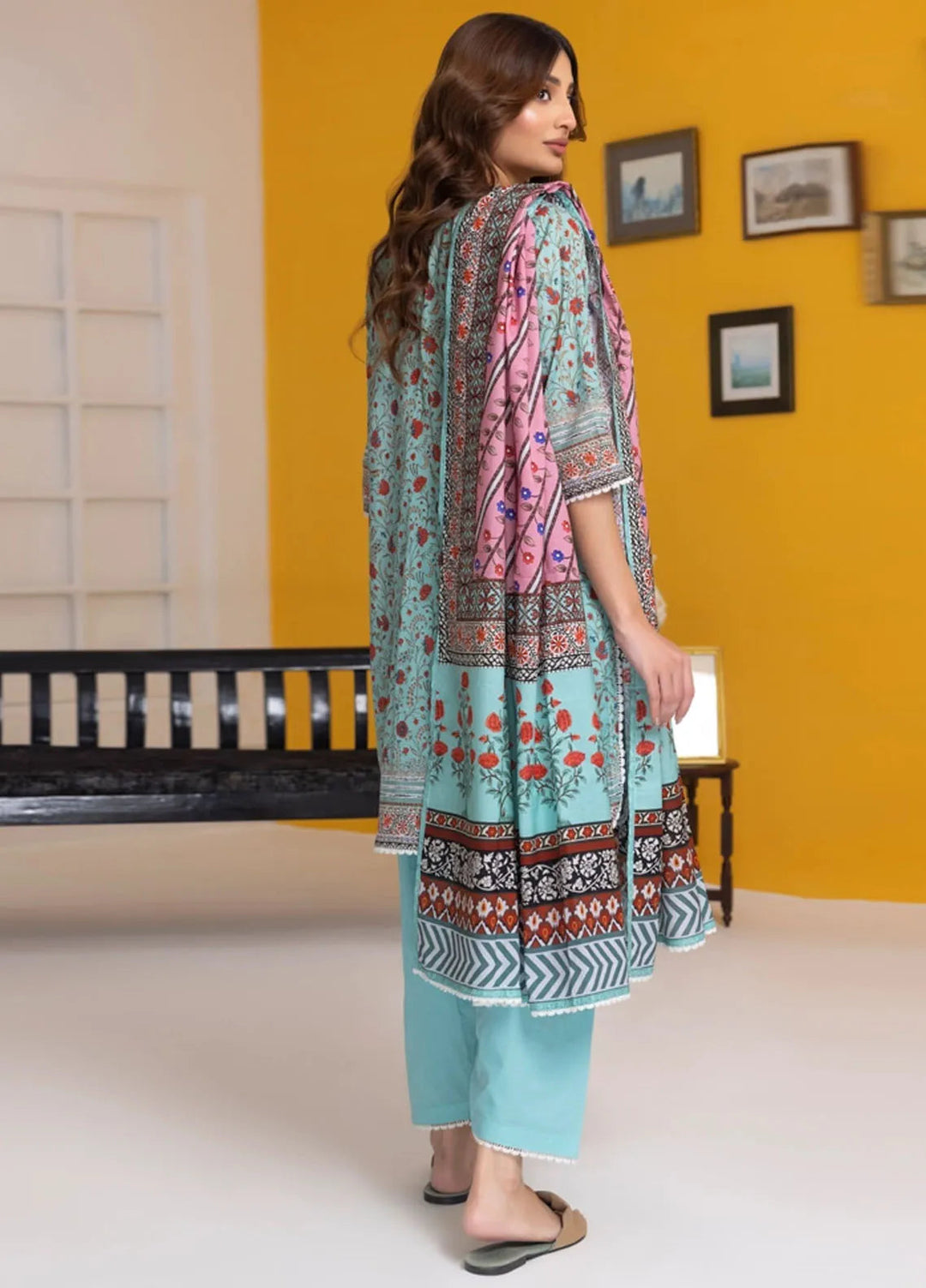 Salina By Regalia Textiles Printed Lawn Suit Unstitched 3 Piece RGT24S25 S25-1 - Summer Collection
