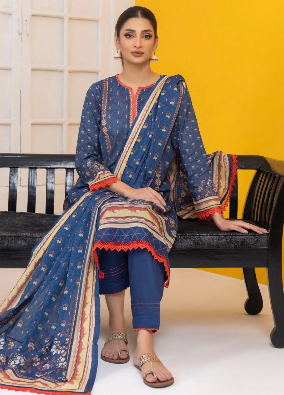 Salina By Regalia Textiles Printed Lawn Suit Unstitched 3 Piece RGT24S25 S25-10 - Summer Collection