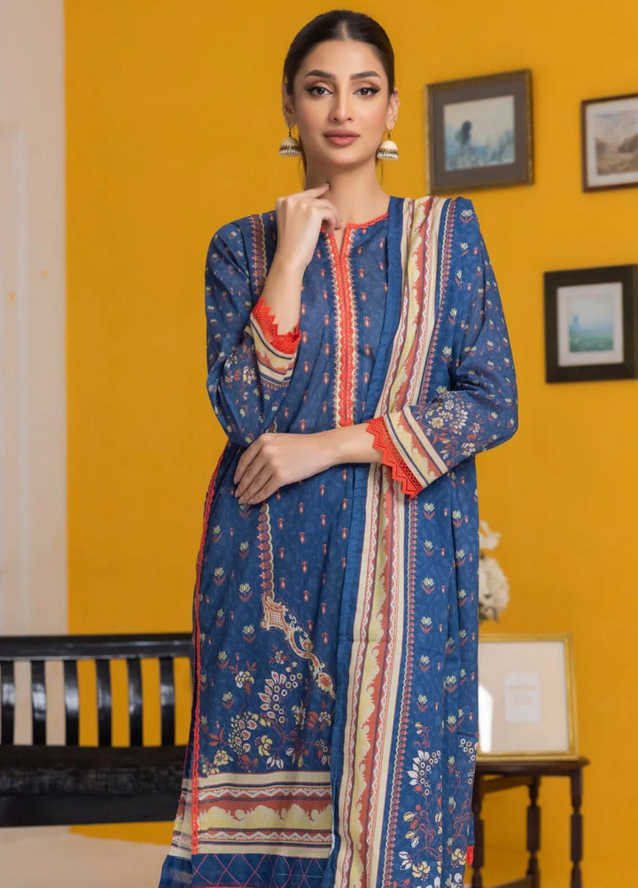 Salina By Regalia Textiles Printed Lawn Suit Unstitched 3 Piece RGT24S25 S25-10 - Summer Collection