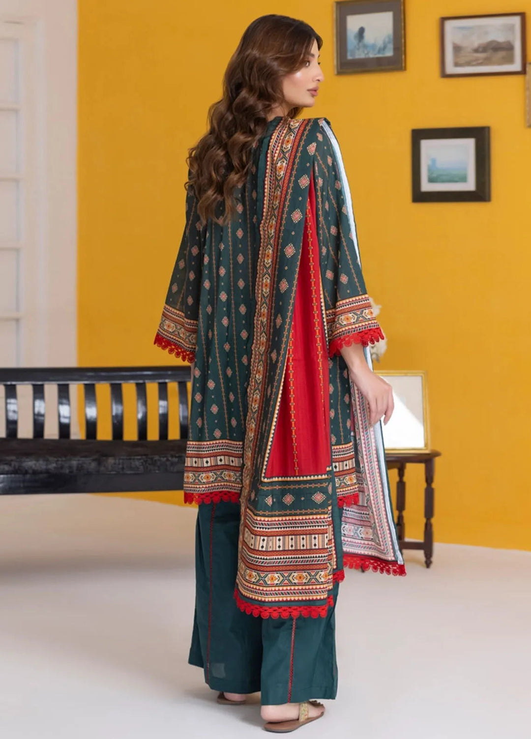 Salina By Regalia Textiles Printed Lawn Suit Unstitched 3 Piece RGT24S25 S25-3 - Summer Collection