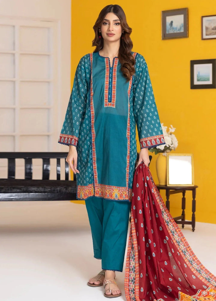 Salina By Regalia Textiles Printed Lawn Suit Unstitched 3 Piece RGT24S25 S25-4 - Summer Collection
