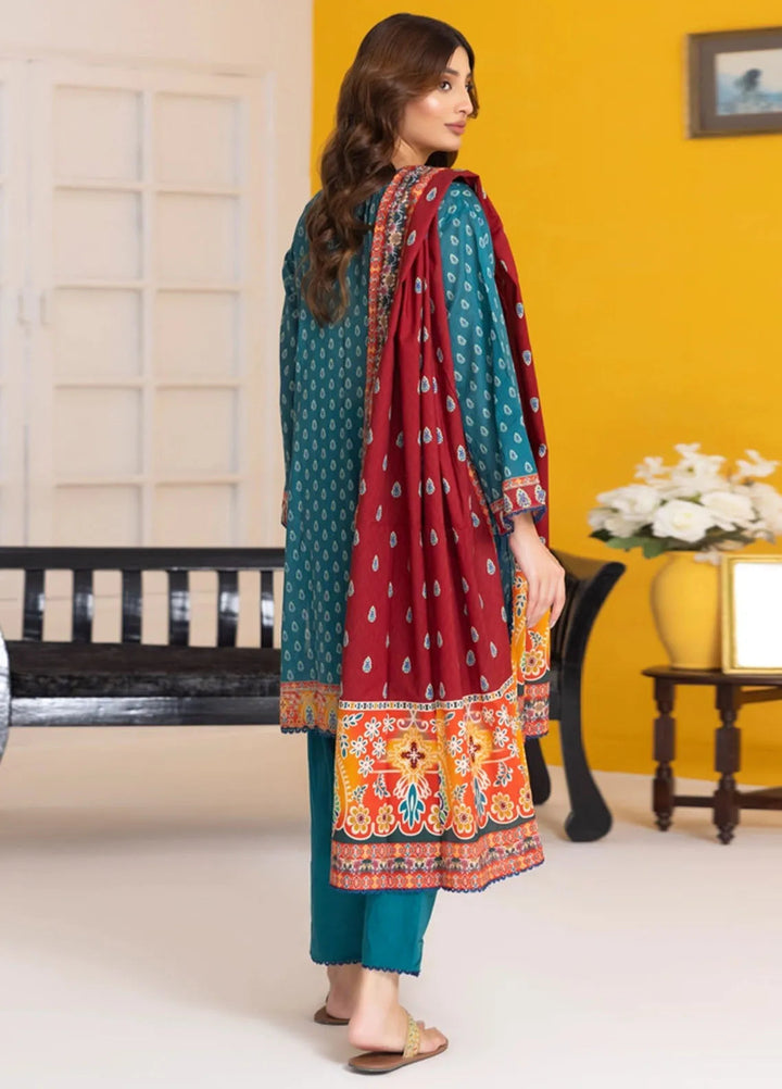 Salina By Regalia Textiles Printed Lawn Suit Unstitched 3 Piece RGT24S25 S25-4 - Summer Collection