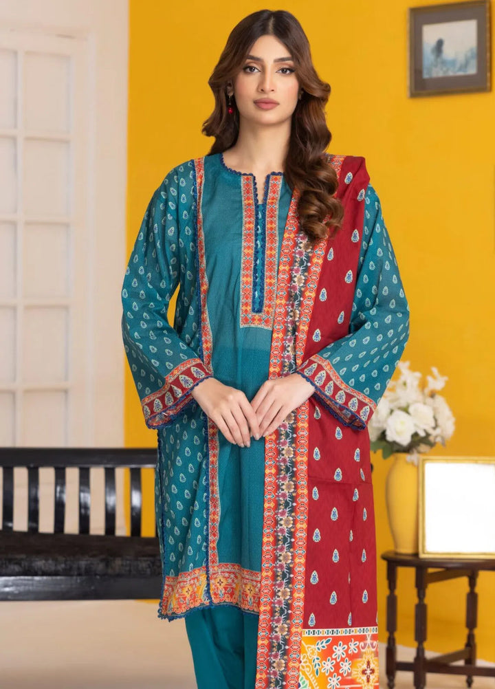 Salina By Regalia Textiles Printed Lawn Suit Unstitched 3 Piece RGT24S25 S25-4 - Summer Collection