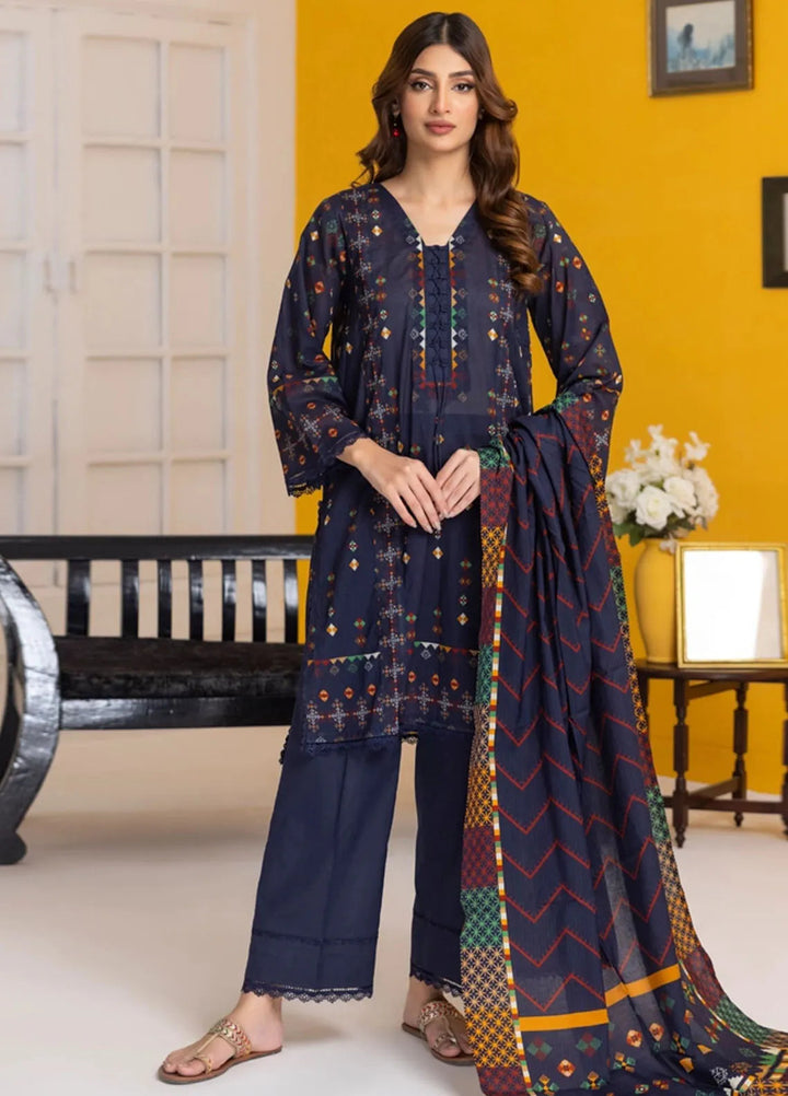 Salina By Regalia Textiles Printed Lawn Suit Unstitched 3 Piece RGT24S25 S25-5 - Summer Collection