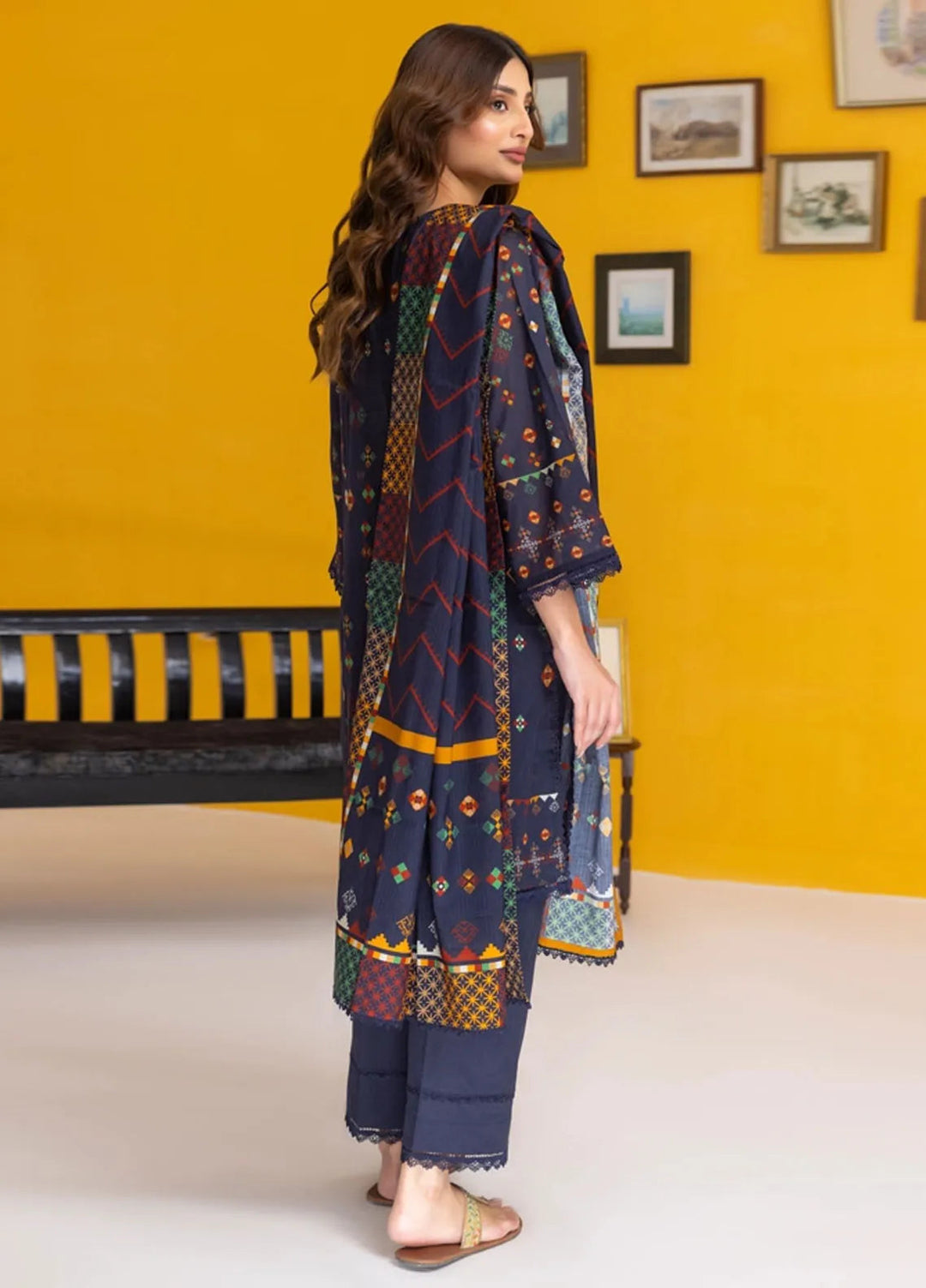 Salina By Regalia Textiles Printed Lawn Suit Unstitched 3 Piece RGT24S25 S25-5 - Summer Collection