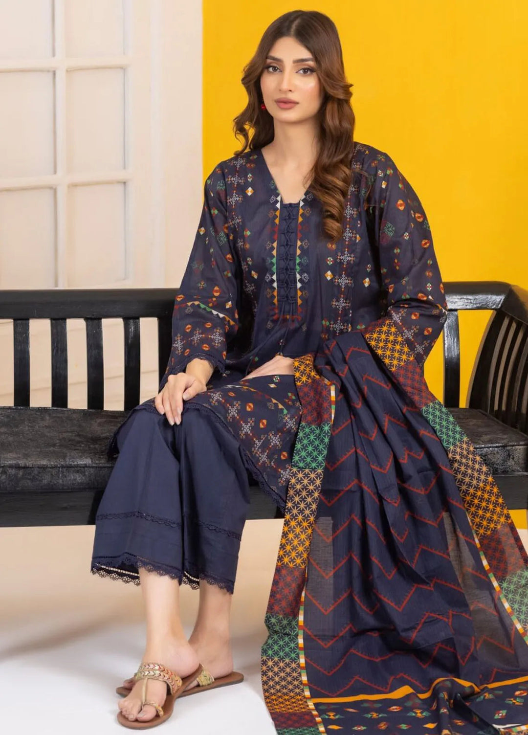 Salina By Regalia Textiles Printed Lawn Suit Unstitched 3 Piece RGT24S25 S25-5 - Summer Collection