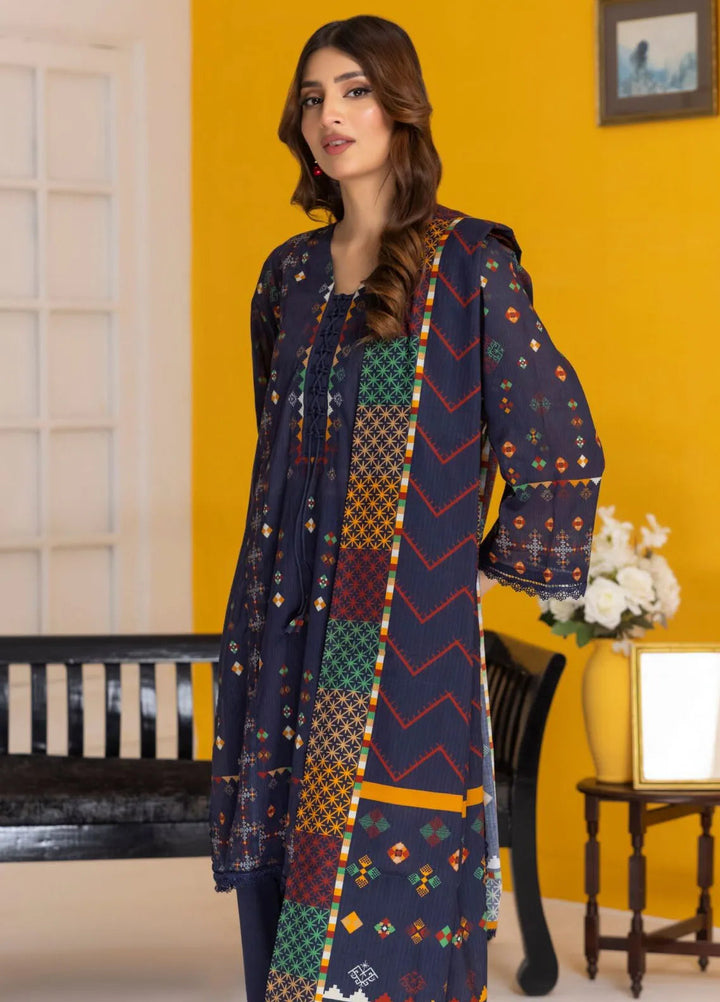 Salina By Regalia Textiles Printed Lawn Suit Unstitched 3 Piece RGT24S25 S25-5 - Summer Collection
