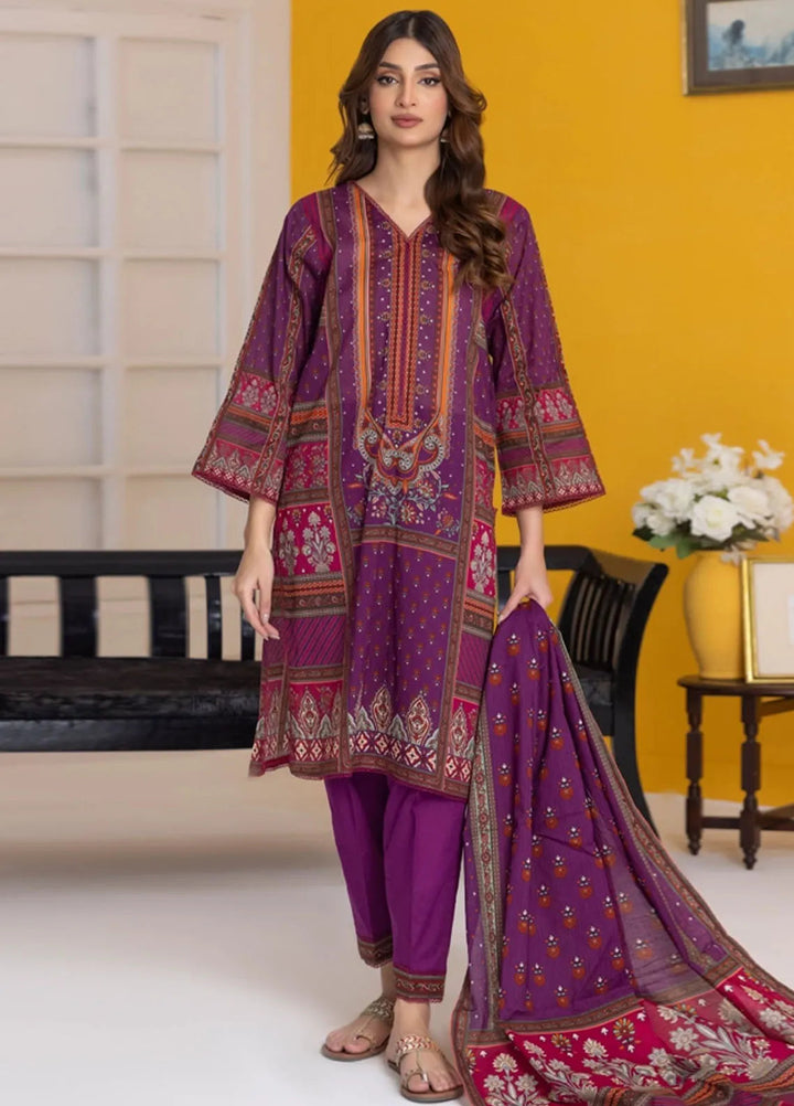 Salina By Regalia Textiles Printed Lawn Suit Unstitched 3 Piece RGT24S25 S25-6 - Summer Collection
