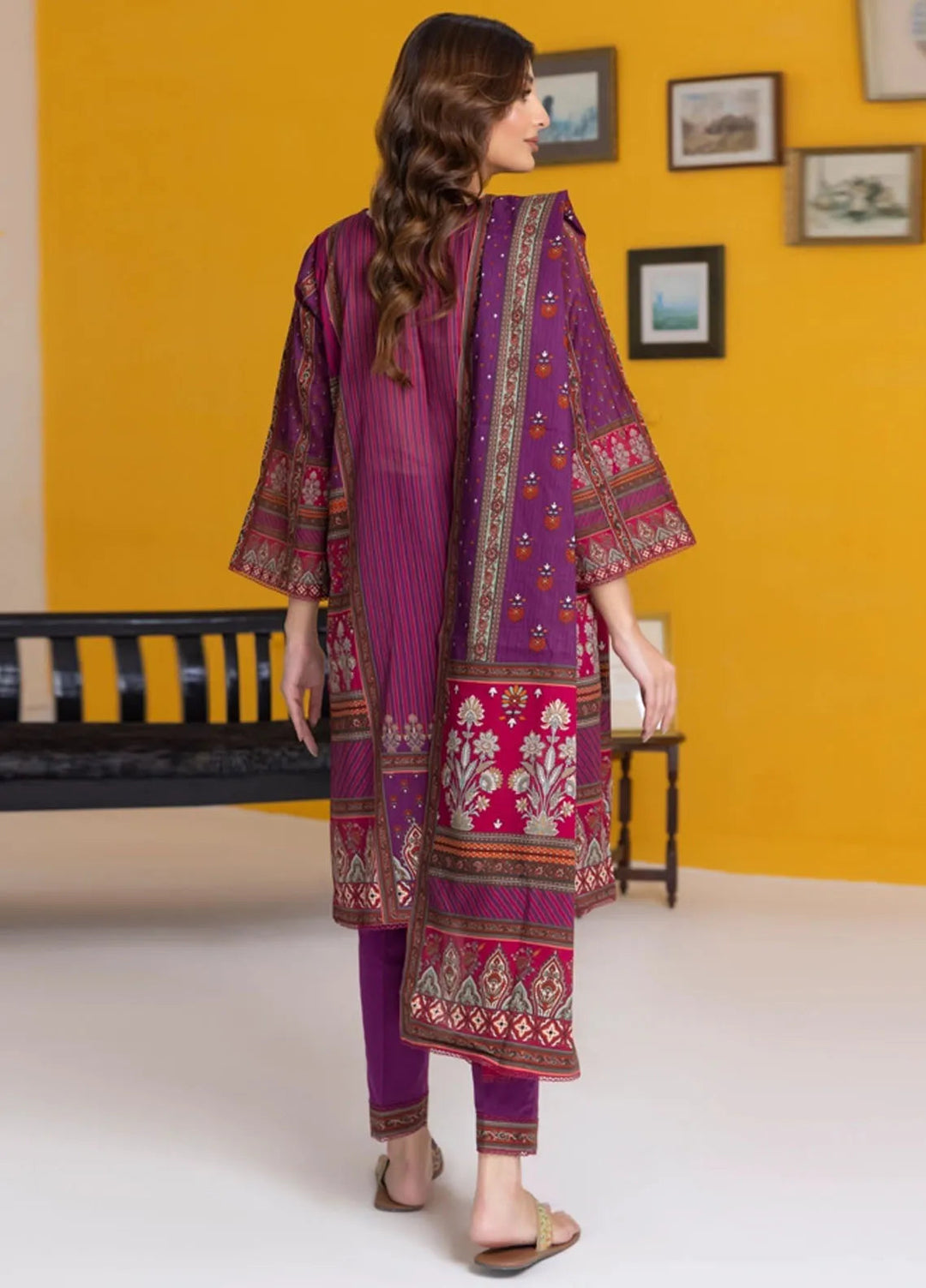 Salina By Regalia Textiles Printed Lawn Suit Unstitched 3 Piece RGT24S25 S25-6 - Summer Collection