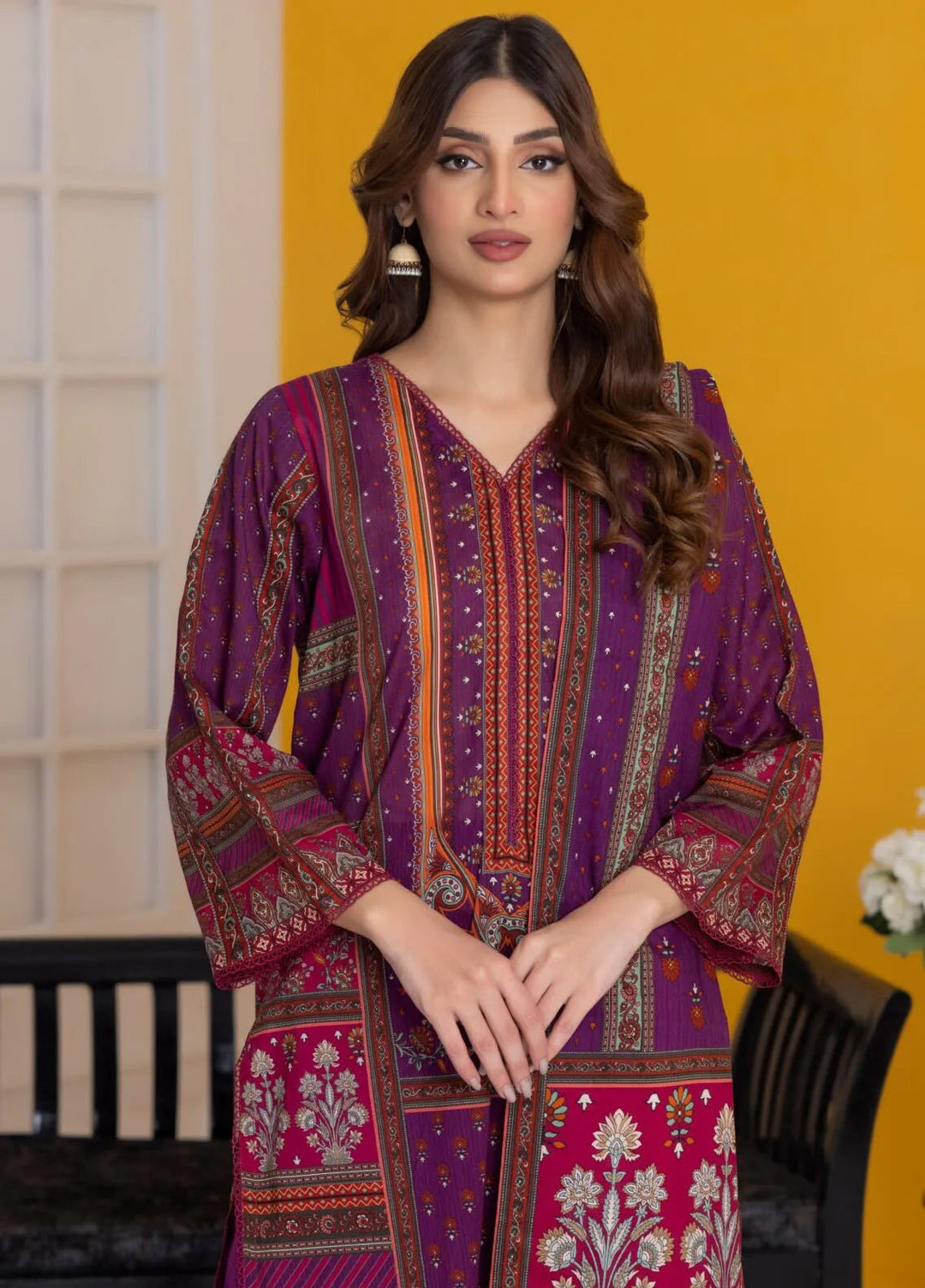 Salina By Regalia Textiles Printed Lawn Suit Unstitched 3 Piece RGT24S25 S25-6 - Summer Collection