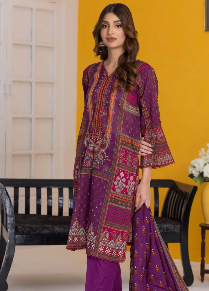 Salina By Regalia Textiles Printed Lawn Suit Unstitched 3 Piece RGT24S25 S25-6 - Summer Collection