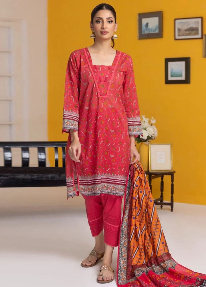 Salina By Regalia Textiles Printed Lawn Suit Unstitched 3 Piece RGT24S25 S25-7 - Summer Collection
