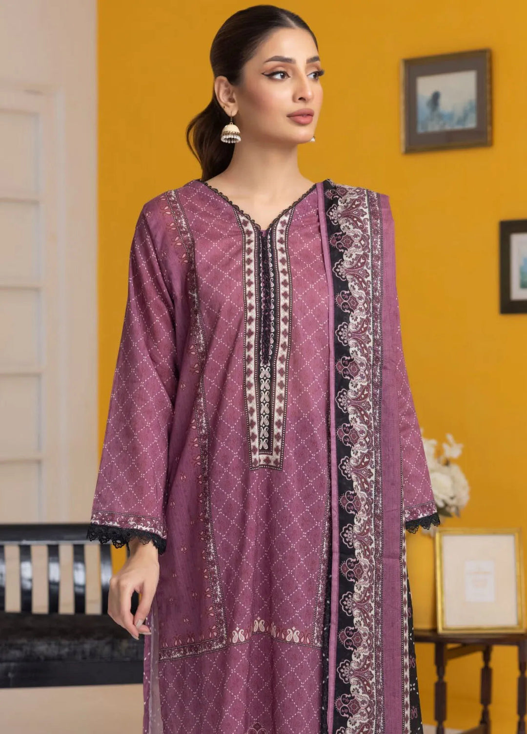 Salina By Regalia Textiles Printed Lawn Suit Unstitched 3 Piece RGT24S25 S25-8 - Summer Collection