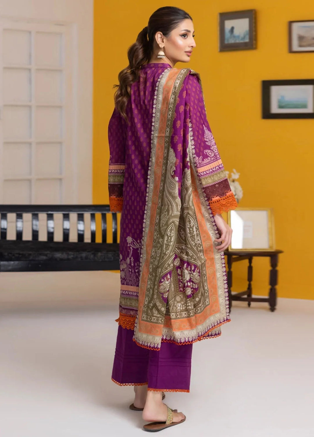 Salina By Regalia Textiles Printed Lawn Suit Unstitched 3 Piece RGT24S25 S25-9 - Summer Collection