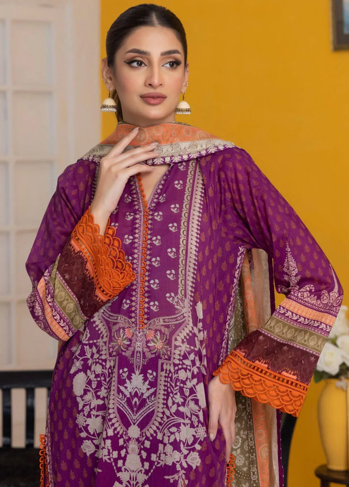 Salina By Regalia Textiles Printed Lawn Suit Unstitched 3 Piece RGT24S25 S25-9 - Summer Collection