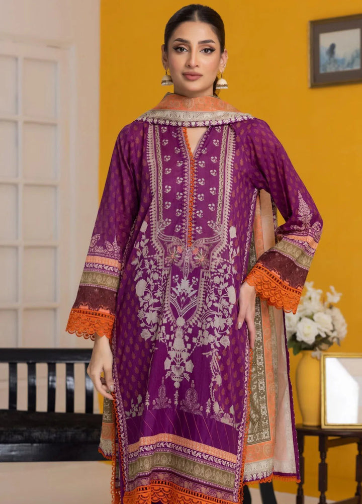 Salina By Regalia Textiles Printed Lawn Suit Unstitched 3 Piece RGT24S25 S25-9 - Summer Collection