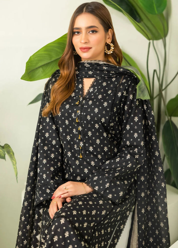 Salina By Regalia Textiles Printed Lawn Suits Unstitched 3 Piece RGT24BW D-07 - Summer Collection