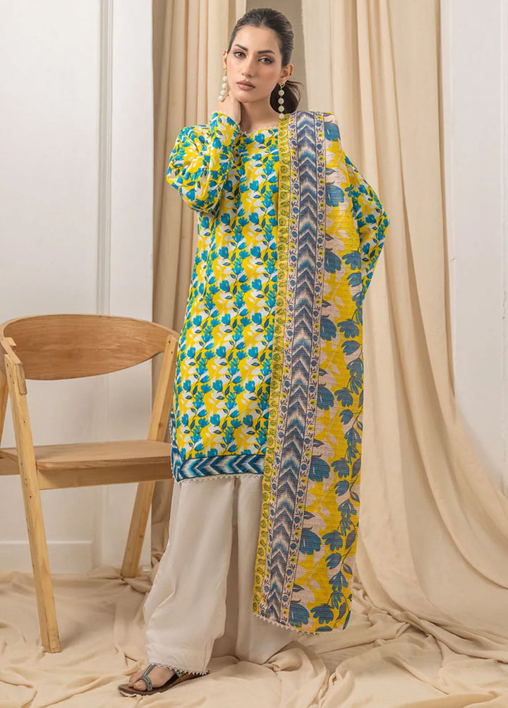 Salina By Regalia Textiles Printed Lawn Suits Unstitched 3 Piece RGT24ST TK-1 - Summer Collection