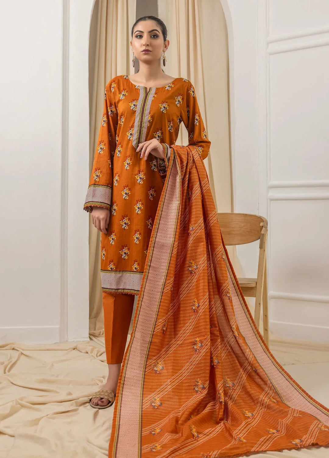 Salina By Regalia Textiles Printed Lawn Suits Unstitched 3 Piece RGT24ST TK-3 - Summer Collection