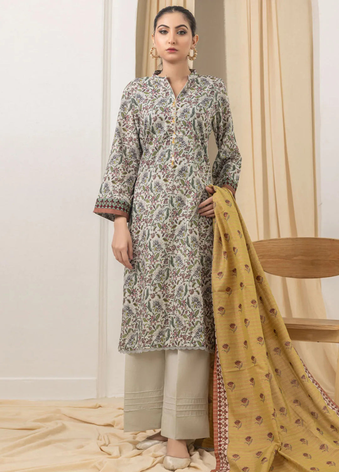 Salina By Regalia Textiles Printed Lawn Suits Unstitched 3 Piece RGT24ST TK-5 - Summer Collection