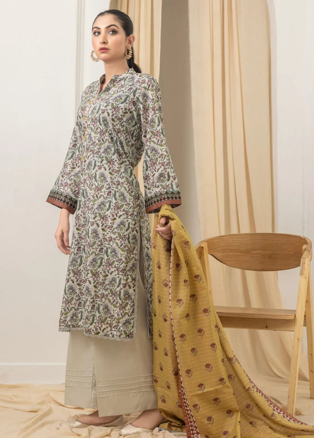 Salina By Regalia Textiles Printed Lawn Suits Unstitched 3 Piece RGT24ST TK-5 - Summer Collection