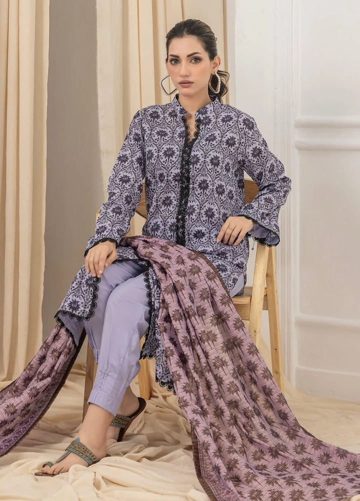 Salina By Regalia Textiles Printed Lawn Suits Unstitched 3 Piece RGT24ST TK-6 - Summer Collection