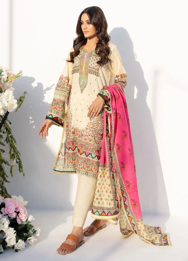 Salina by Regalia Textiles Printed Lawn Suits Unstitched 3 Piece RGT25SP D-07 - Summer Collection