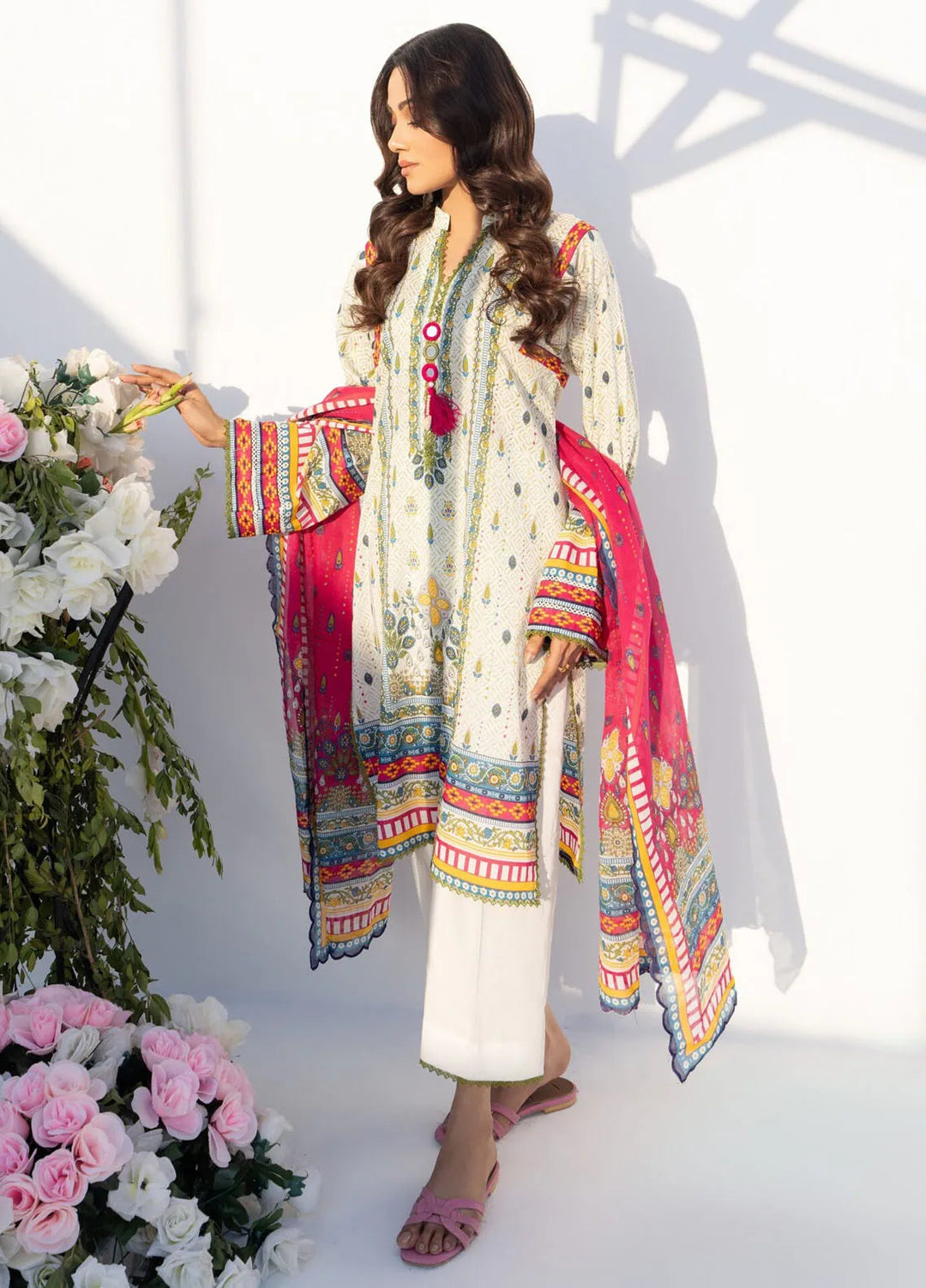 Salina by Regalia Textiles Printed Lawn Suits Unstitched 3 Piece RGT25SP D-08 - Summer Collection