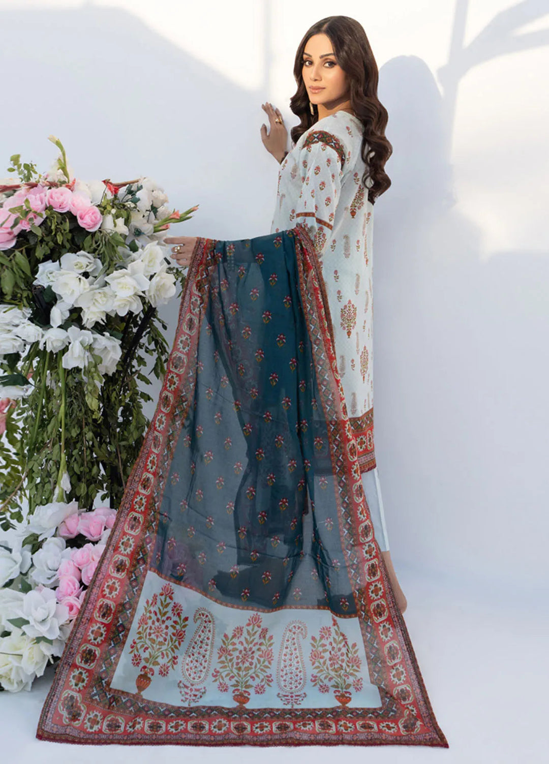 Salina by Regalia Textiles Printed Lawn Suits Unstitched 3 Piece RGT25SP D-10 - Summer Collection