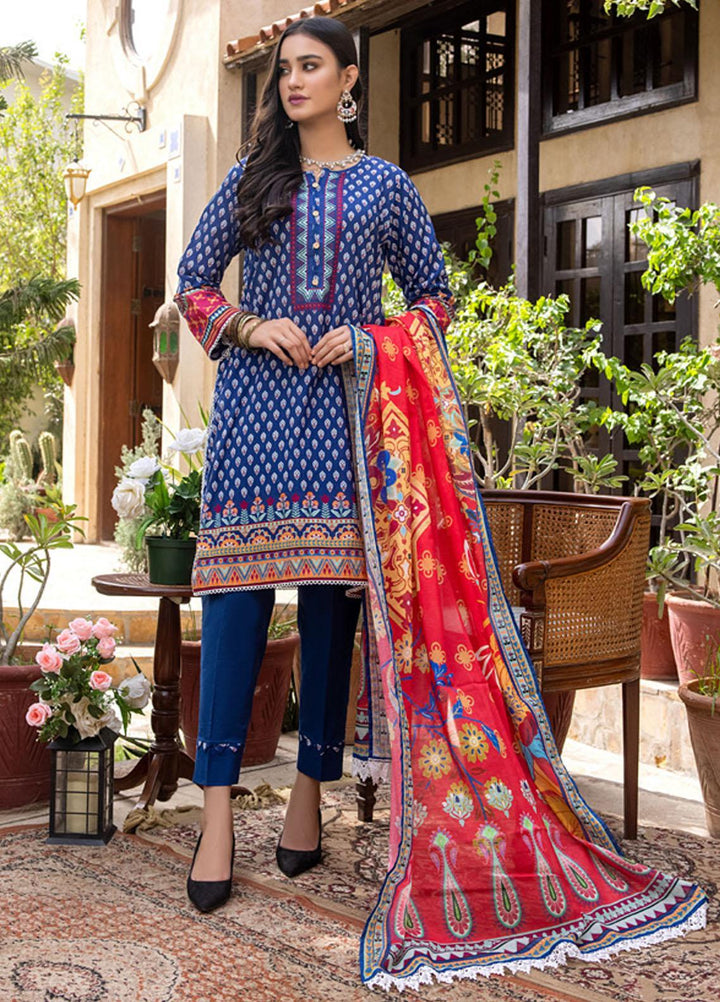 Salina by Regalia Textiles Printed Lawn Suits Unstitched 3 Piece SRTLV822 02 - Summer Collection