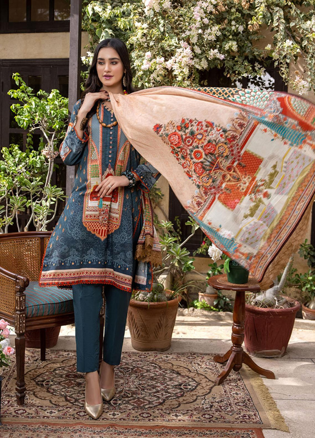 Salina by Regalia Textiles Printed Lawn Suits Unstitched 3 Piece SRTLV822 03 - Summer Collection