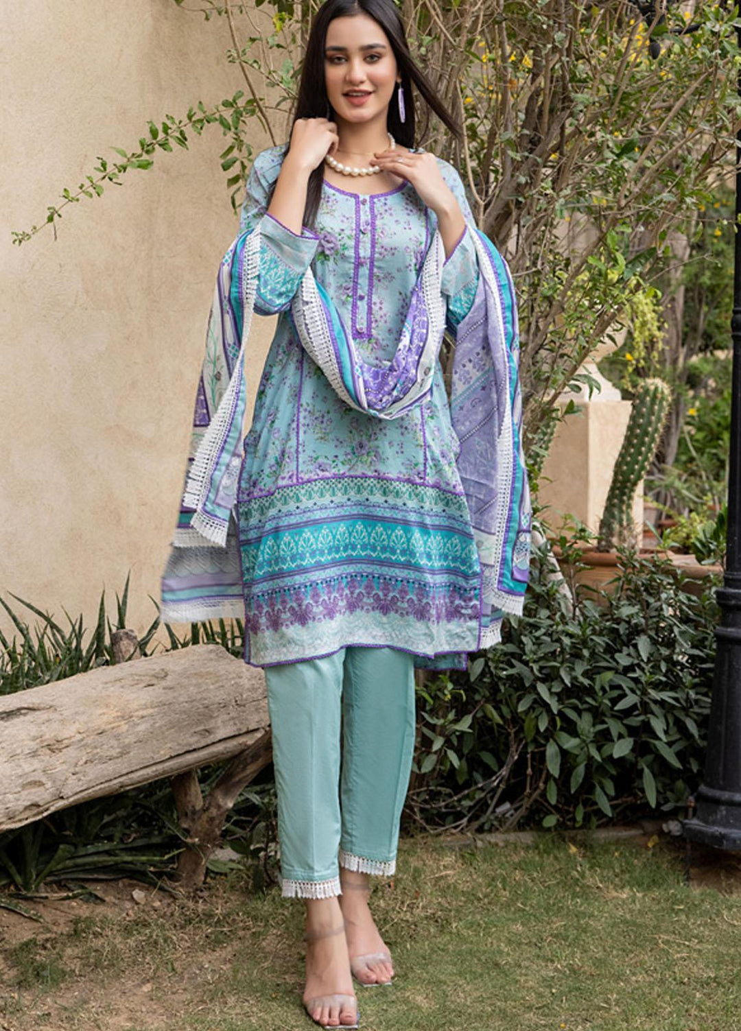 Salina by Regalia Textiles Printed Lawn Suits Unstitched 3 Piece SRTLV822 07 - Summer Collection