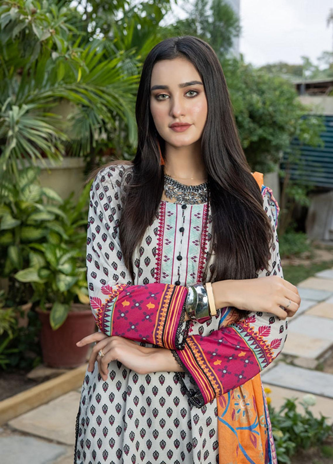 Salina by Regalia Textiles Printed Lawn Suits Unstitched 3 Piece SRTLV822 10 - Summer Collection