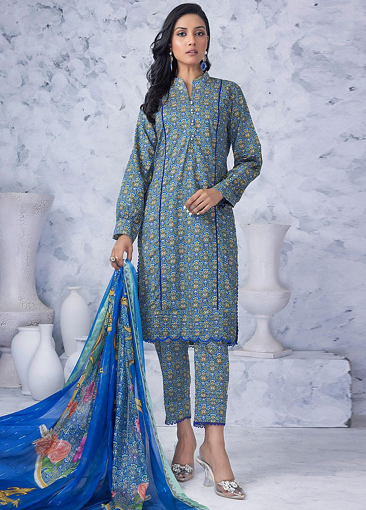 Salina By Regalia Textiles Printed Lawn Suits Unstitched 3 Piece RGT23SSZ D-02 - Summer Collection
