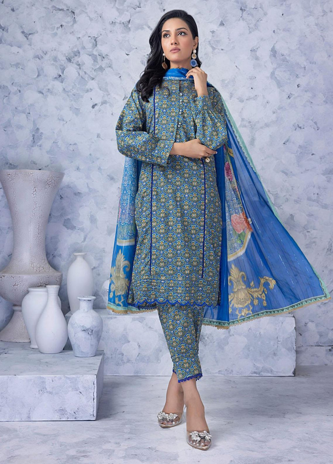 Salina By Regalia Textiles Printed Lawn Suits Unstitched 3 Piece RGT23SSZ D-02 - Summer Collection